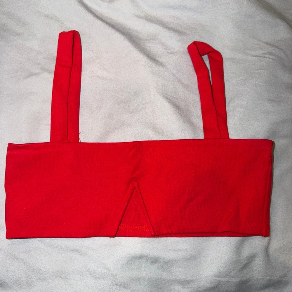 Edikted Bold Red Tube Top